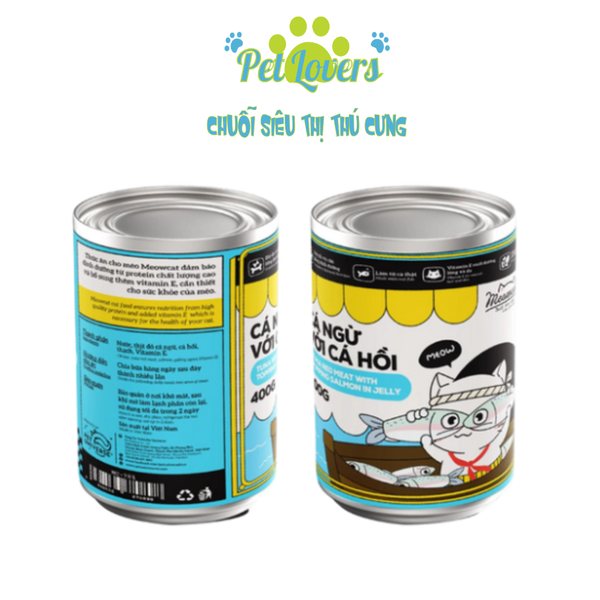 Pate mèo Meowcat nhiều vị 400g