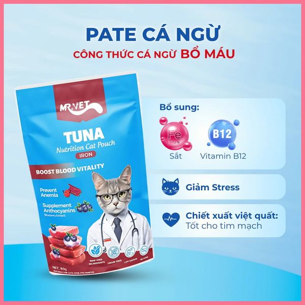 Pate Cho Mèo Mr Vet 70g