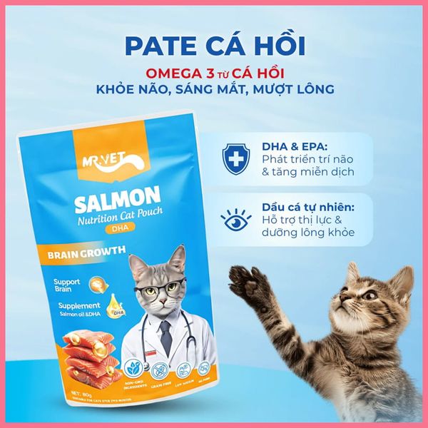 Pate Cho Mèo Mr Vet 70g