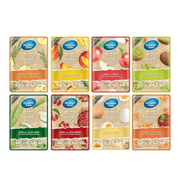 Pate Cho Mèo Snappy Tom Gourmers Trái Cây 70g