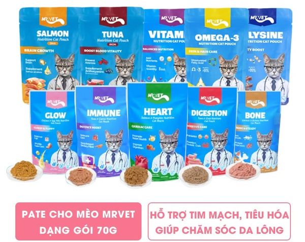 Pate Cho Mèo Mr Vet 70g