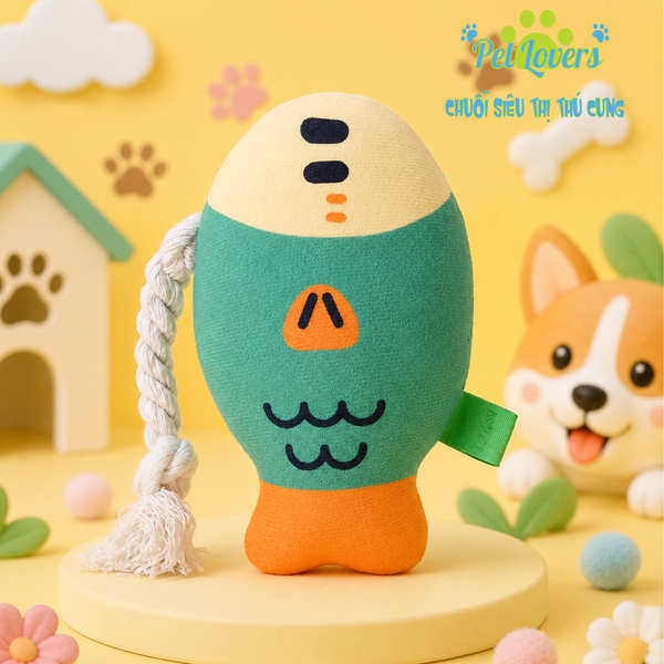 Đồ chơi gặm cá dây thừng