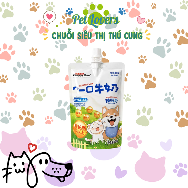 Doggyman - Sữa dinh dưỡng cho chó mèo trên 2 tháng tuổi