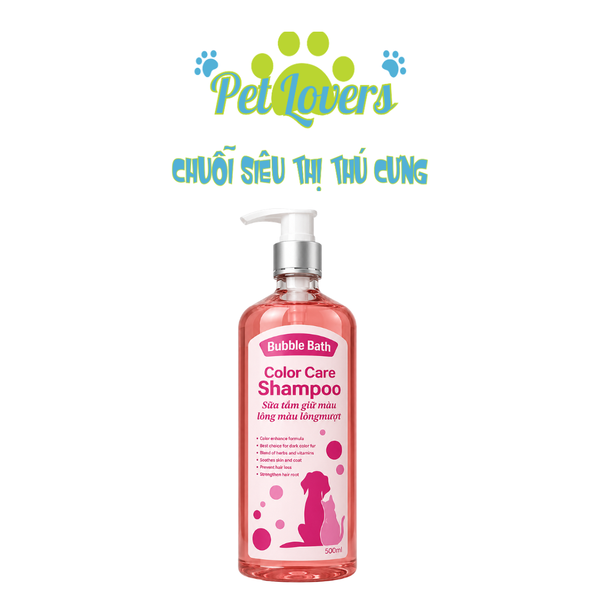Bubble Bath - Sữa tắm + Xịt khử mùi dưỡng lông cho chó mèo 500ml