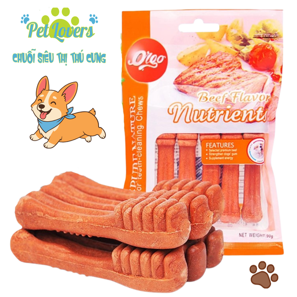 Orgo - Xương gặm cho chó nhiều vị 90g