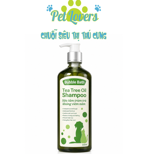 Bubble Bath - Sữa tắm + Xịt khử mùi dưỡng lông cho chó mèo 500ml
