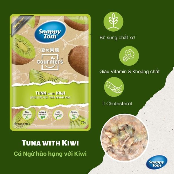 Pate Cho Mèo Snappy Tom Gourmers Trái Cây 70g