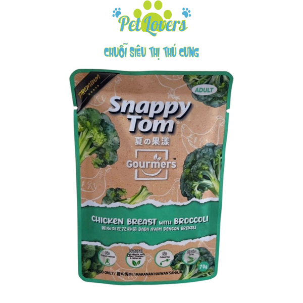 Pet Lovers-Snappy Tom Fruity thức ăn ướt mèo 70g