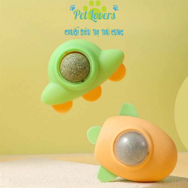 Pet Lovers - Viên cỏ mèo dĩa bay hỏa tiễn
