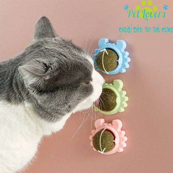 Pet Lovers - Viên cỏ mèo catnip hình con cua,ốc sên