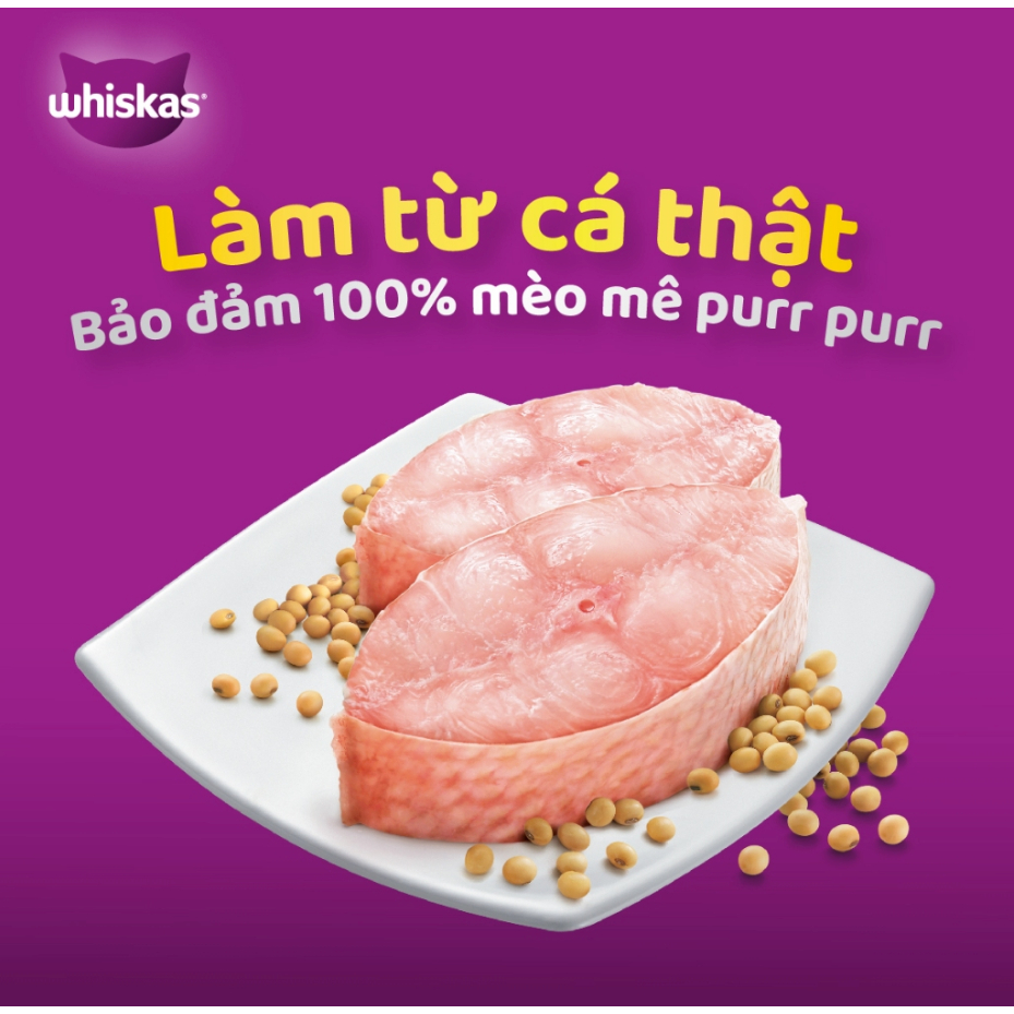 Whiskas - pate lon cho mèo nhiều vị 400g