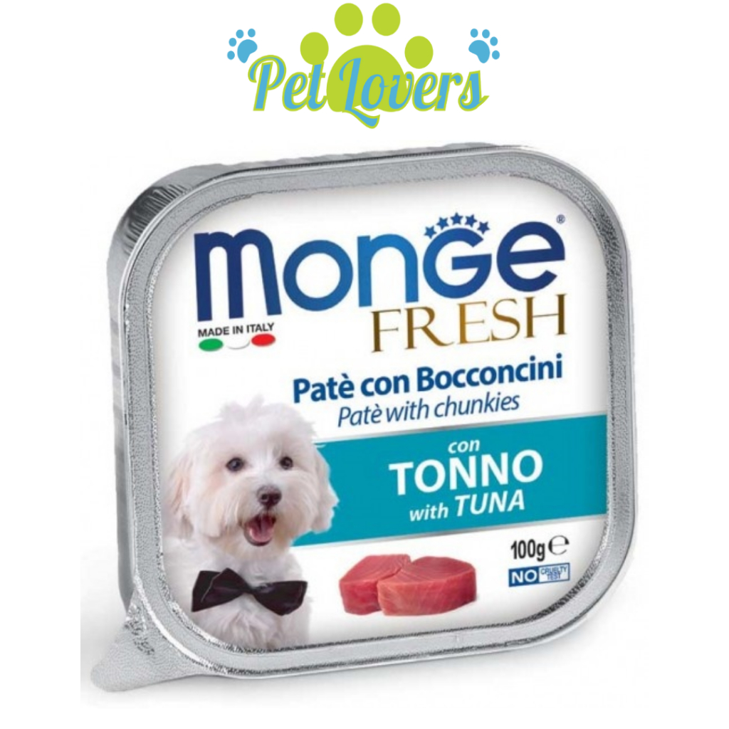 Monge - Pate cho chó nhiều vị 100g