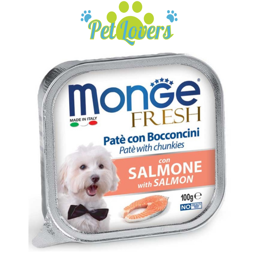 Monge - Pate cho chó nhiều vị 100g