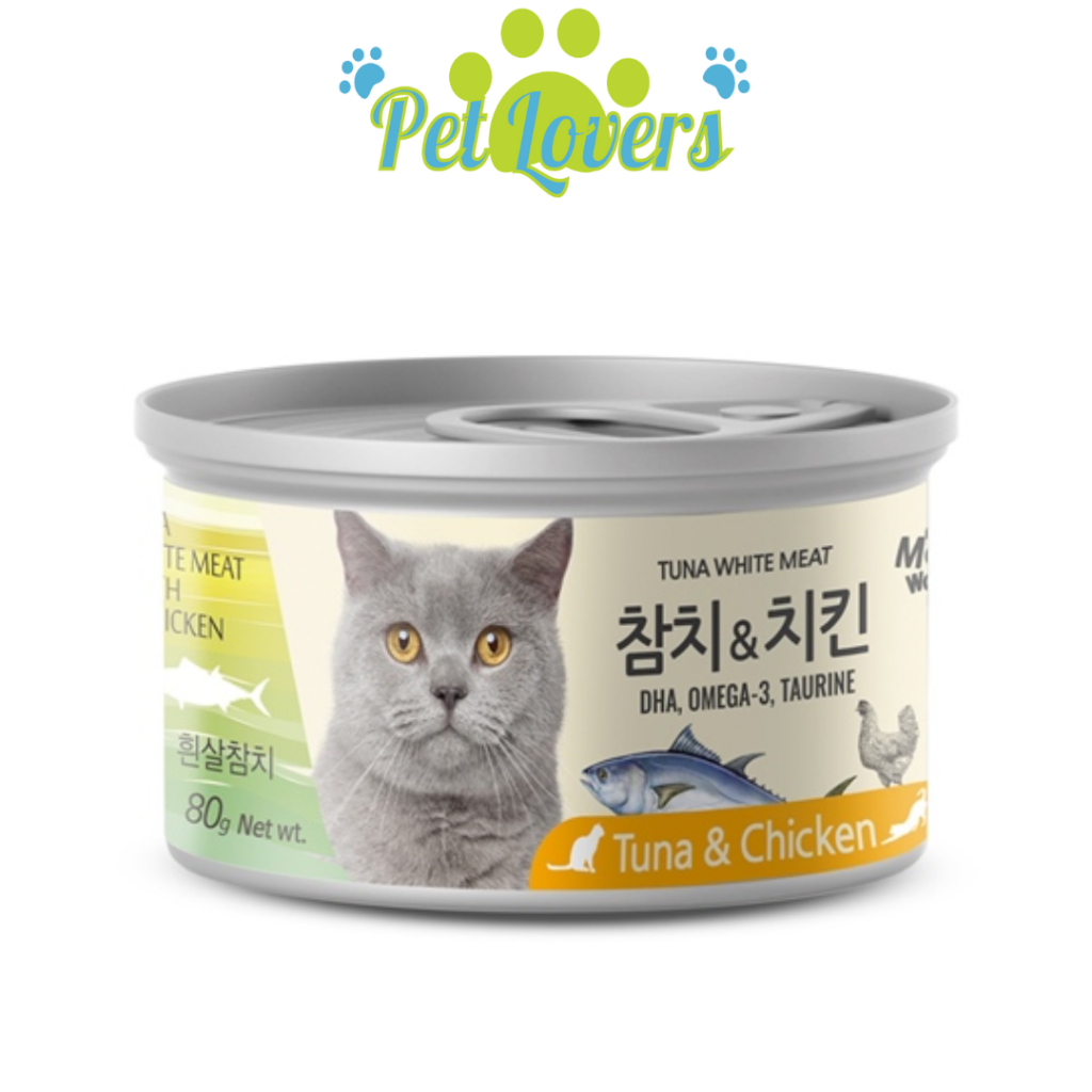 Meowow - Pate lon cho mèo nhiêu vị 80g
