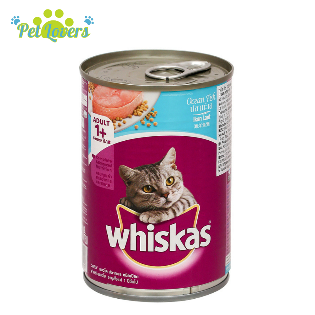 Whiskas - pate lon cho mèo nhiều vị 400g