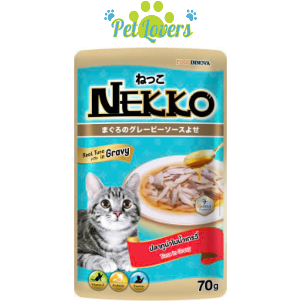 Nekko - Pate cho mèo nhiều vị in gravy 70g