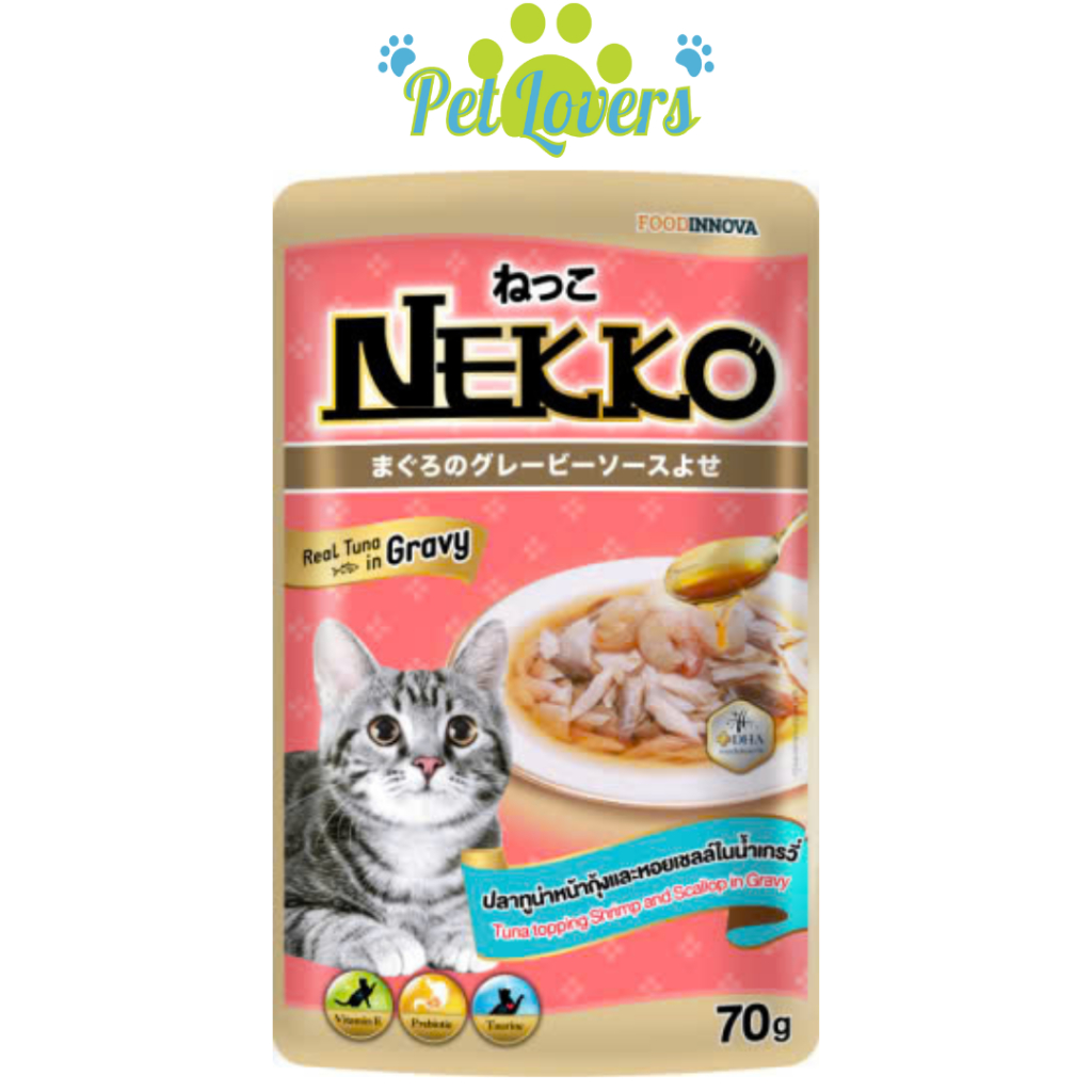 Nekko - Pate cho mèo nhiều vị in gravy 70g