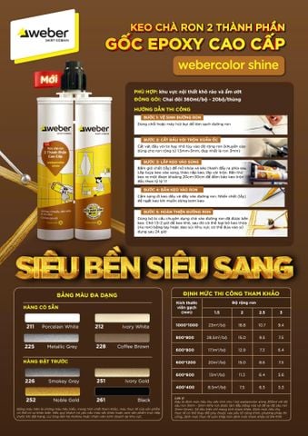 Keo Chà Ron - Weber - Webercolor Shine