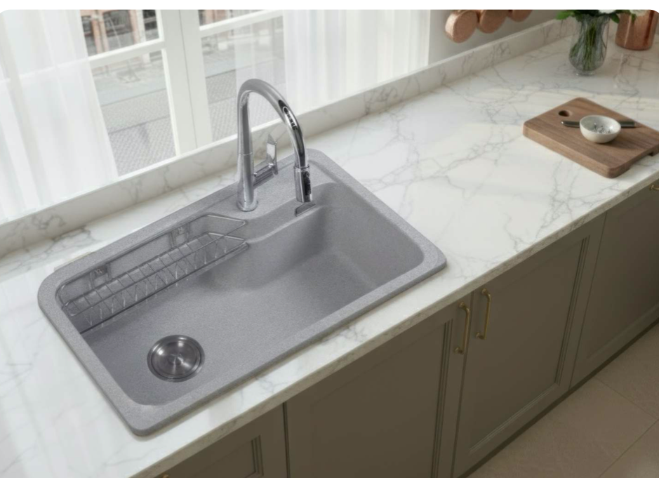Bồn rửa chén đá Granite Việt Mỹ- E1N