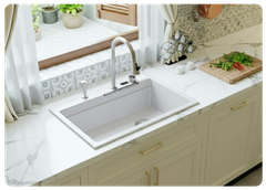 Bồn rửa chén đá Granite Việt Mỹ E1NP-01