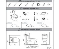 Bồn cầu 1 khối -INAX-AC-969VN-2