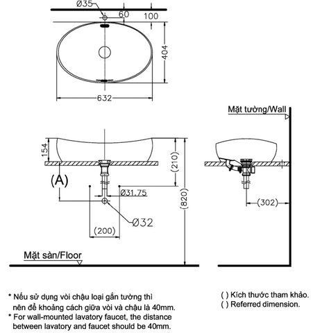 Chậu Đặt Bàn GALALATO-TOTO
