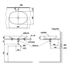 Chậu Rửa Đặt Trên Bàn TOTO – LT4706