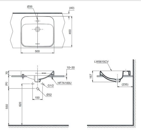 Chậu Đặt Bàn Đá Cao Cấp TOTO