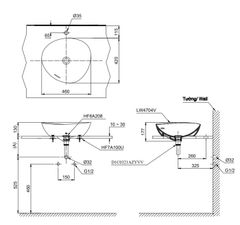 Chậu Đặt Bàn Vành Mỏng Linear Ceram TOTO