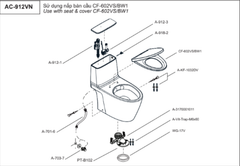 Bồn cầu 1 khối AC-912VN