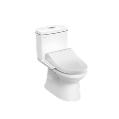 Bồn cầu 2 khối kết hợp nắp rửa điện tử C-504A+CW-H17VN