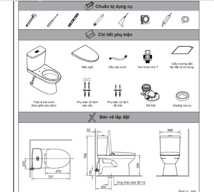 Bồn cầu 2 khối-INAX- C-504VWN-2