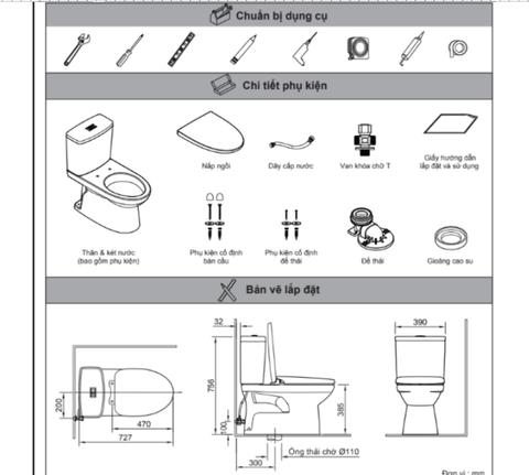 Bồn cầu 2 khối-INAX- C-504VWN-2