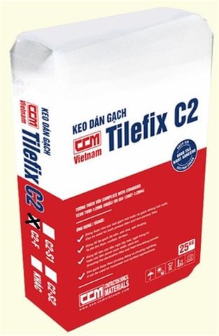 Keo Dán Gạch - CCM TILEFIX C2-F - Chuyên dùng cho dán đá.