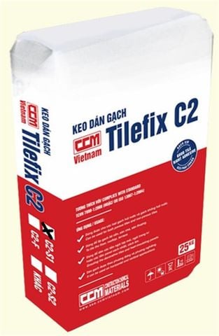 Keo Dán Gạch - CCM TILEFIX C2-S1 - Chịu biến dạng phương ngang.