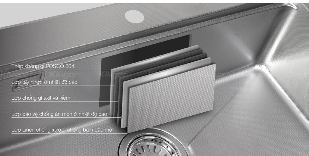 Chậu Rửa Bát Kluger KH8048FS – S80 Plus