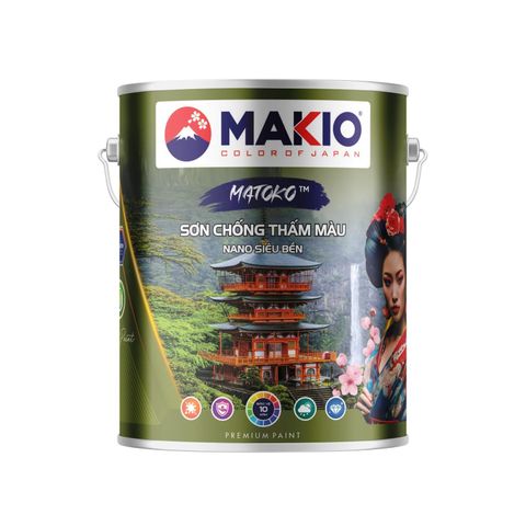 SƠN CHỐNG THẤM MÀU SIÊU BỀN NANO-MAKIO MATOKO™