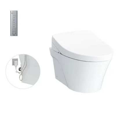 Bàn Cầu Treo Tường AVANTE Kèm Nắp Rửa Điện Tử WASHLET-TOTO
