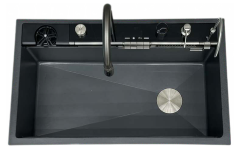 Bồn rửa chén đá Granite Việt Mỹ- E1NP