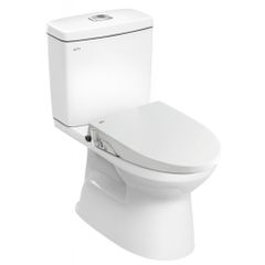 Bồn cầu 2 khối kết hợp nắp rửa cơ C-504A+CW-S15VN