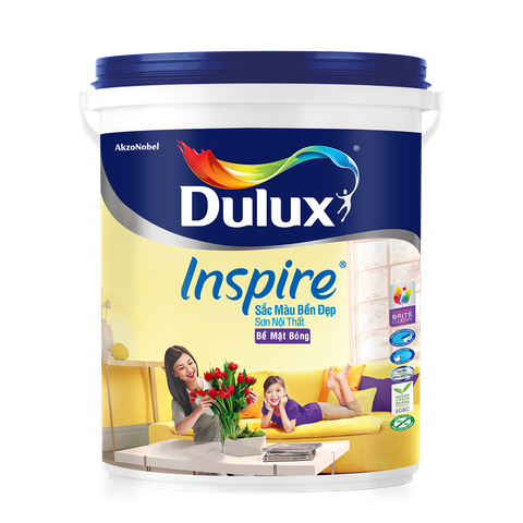 Dulux Inspire Nội Thất Sắc Màu Bền Đẹp – Bề Mặt Bóng