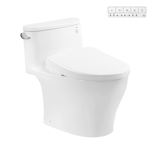 Bàn Cầu 1 Khối Kèm Nắp Rửa Điện Tử WASHLET S7 -TOTO