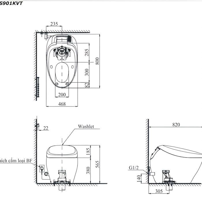 Bàn cầu thông minh NEOREST NX II-TOTO