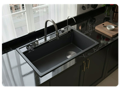 Bồn rửa chén đá Granite Việt Mỹ- E1NP