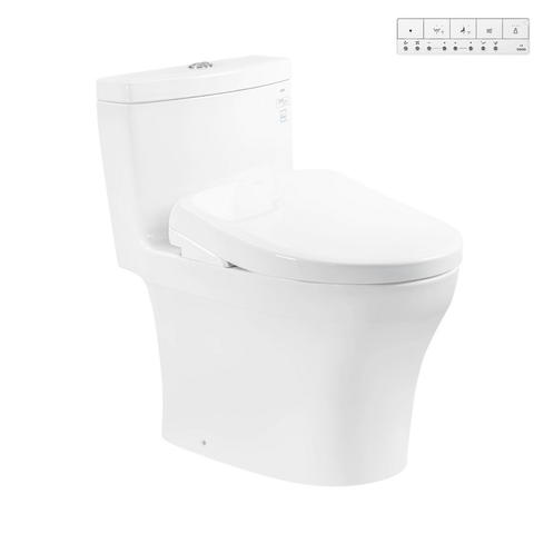 Bàn Cầu 1 Khối Kèm Nắp Rửa Điện Tử WASHLET S7-TOTO
