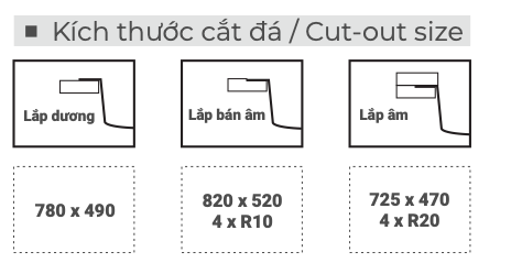 Bồn rửa chén đá Granite E1NP-02
