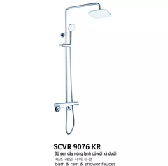 BỘ SEN CÂY ĐIỀU CHỈNH NHIỆT ĐỘ CÓ VÒI XẢ DƯỚI- VOREL- SCRV 9069 KR