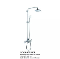 BỘ SEN CÂY NÓNG LẠNH- VOREL- CÓ VÒI XẢ DƯỚI SCVR 9075 KR