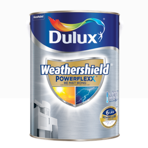 Dulux Weathershield Powerflexx – Bề Mặt Bóng