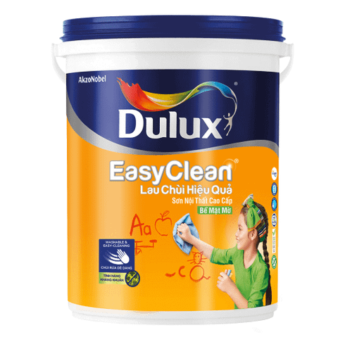 Dulux EasyClean Lau Chùi Hiệu Quả – Bề Mặt Mờ